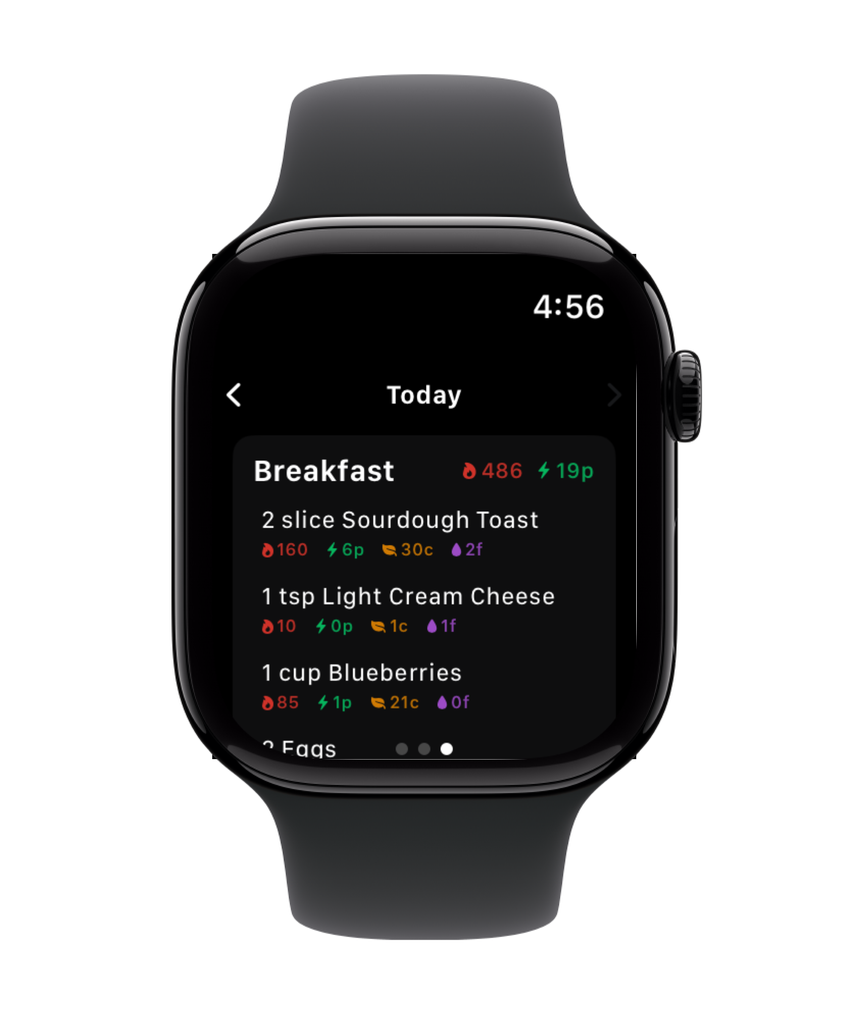 MacroPath AI Watch – Today's Meals